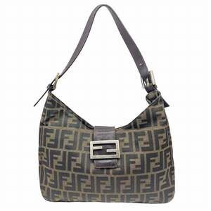 FENDI Zucca Canvas Brown Handbag for Women